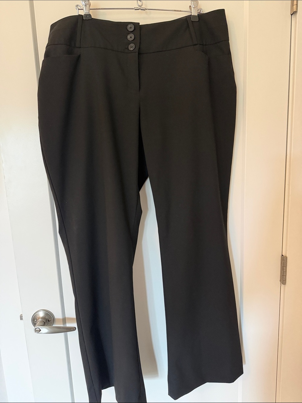 The Limited Black Wide-Leg Dress Pants